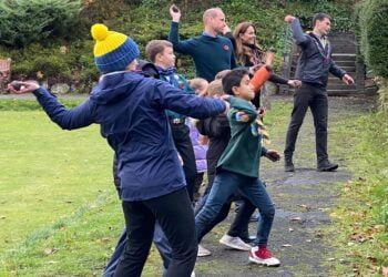 TRH Duke and Duchess of Cambridge make their #PromiseToThePlanet at a Glaswegian Scout Group